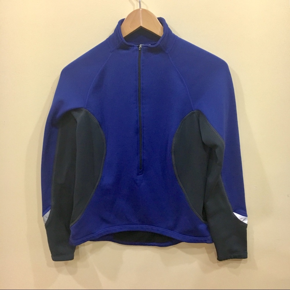 REI black and blue 3/4 Zip-up Jacket
